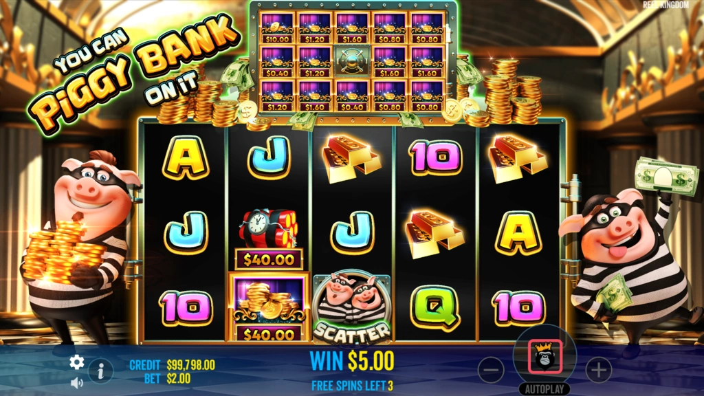 You Can Piggy Bank on It - Free Spins